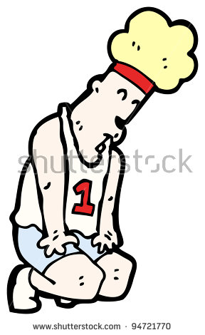 288x470 Tired Clipart Athlete