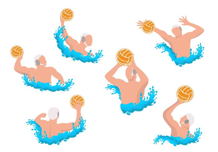 700x490 Water Polo Athletes Vector