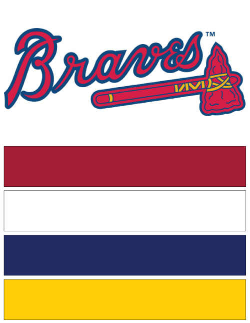 500x645 Atlanta Braves Baseball Nail Art Ideas Amp Designs Spirit Wear