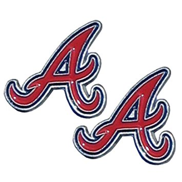 355x355 Mlb Atlanta Braves Stud Earrings Sports Fan