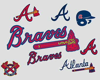 340x270 Atlanta Braves Decal Etsy