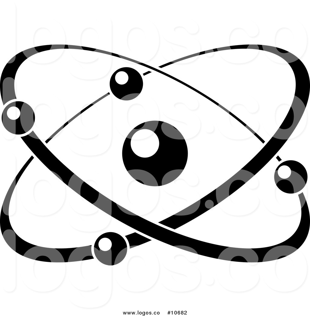 1024x1044 Royalty Free Clip Art Vector Black And White Atom Logo By Vector