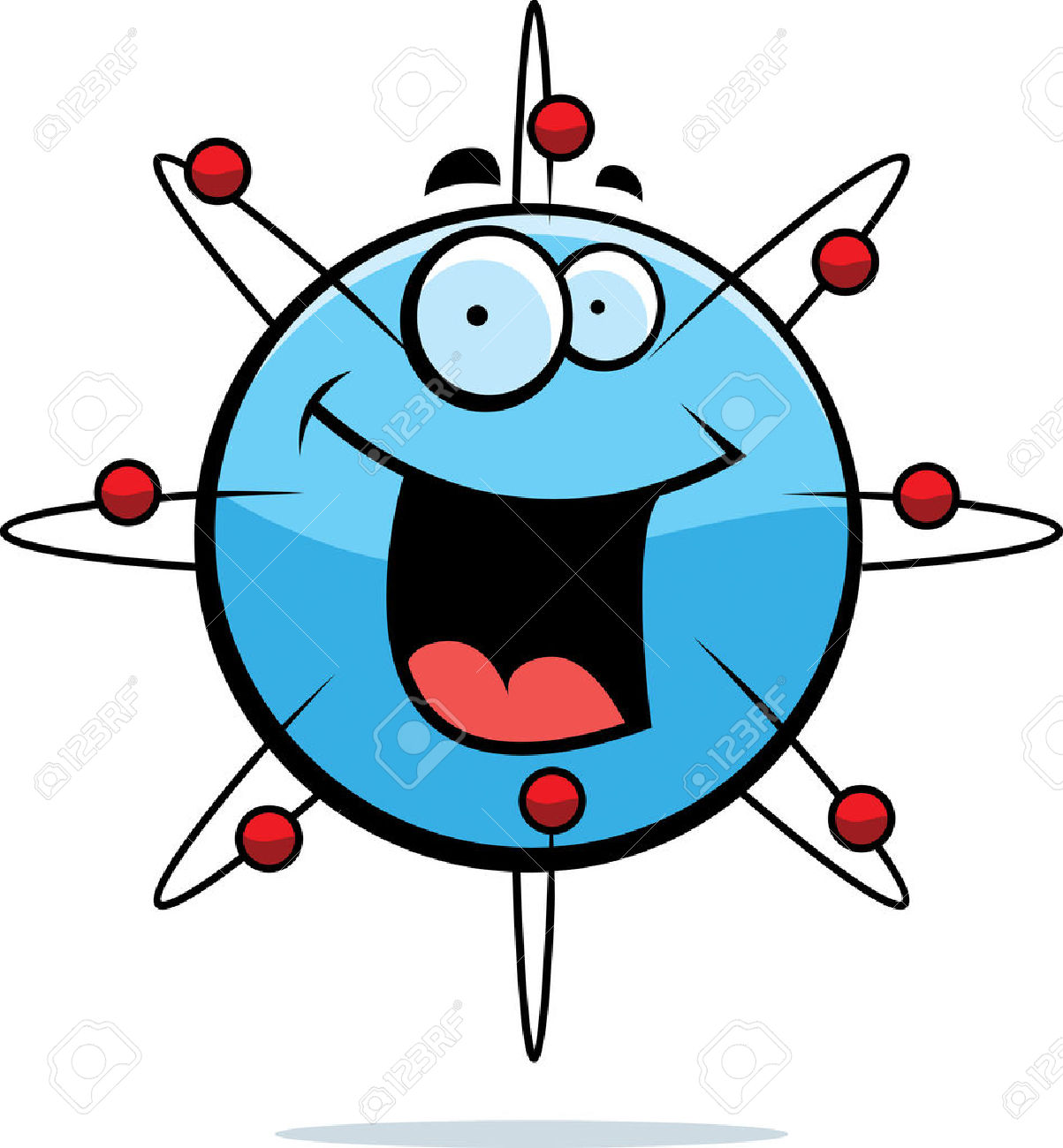 1203x1300 Blue Atom Clipart
