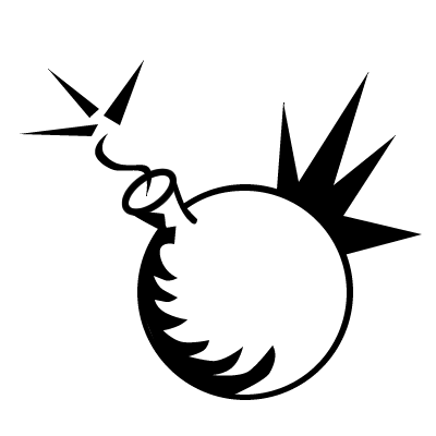 400x400 Clip Art Of Bomb Clipart Famclipart