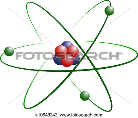450x385 Atom Model Clipart