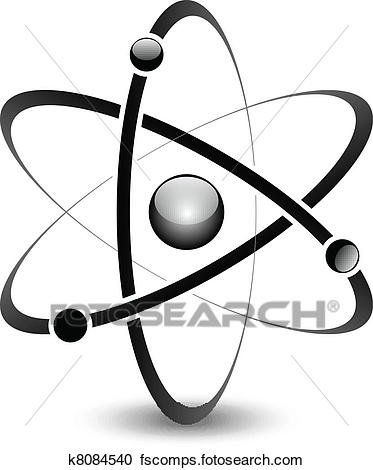 373x470 Clipart Of Atom K18069215