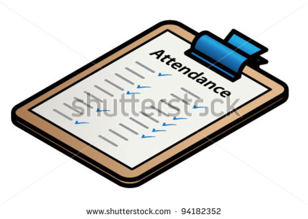 450x320 Attendance Sheet Clipart