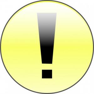 300x300 Attention Yellow Clip Art Download