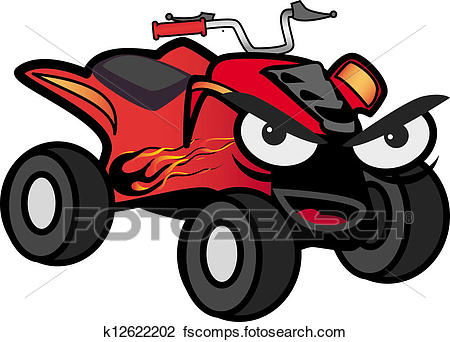 450x342 Clip Art Of Atv Car K12622202
