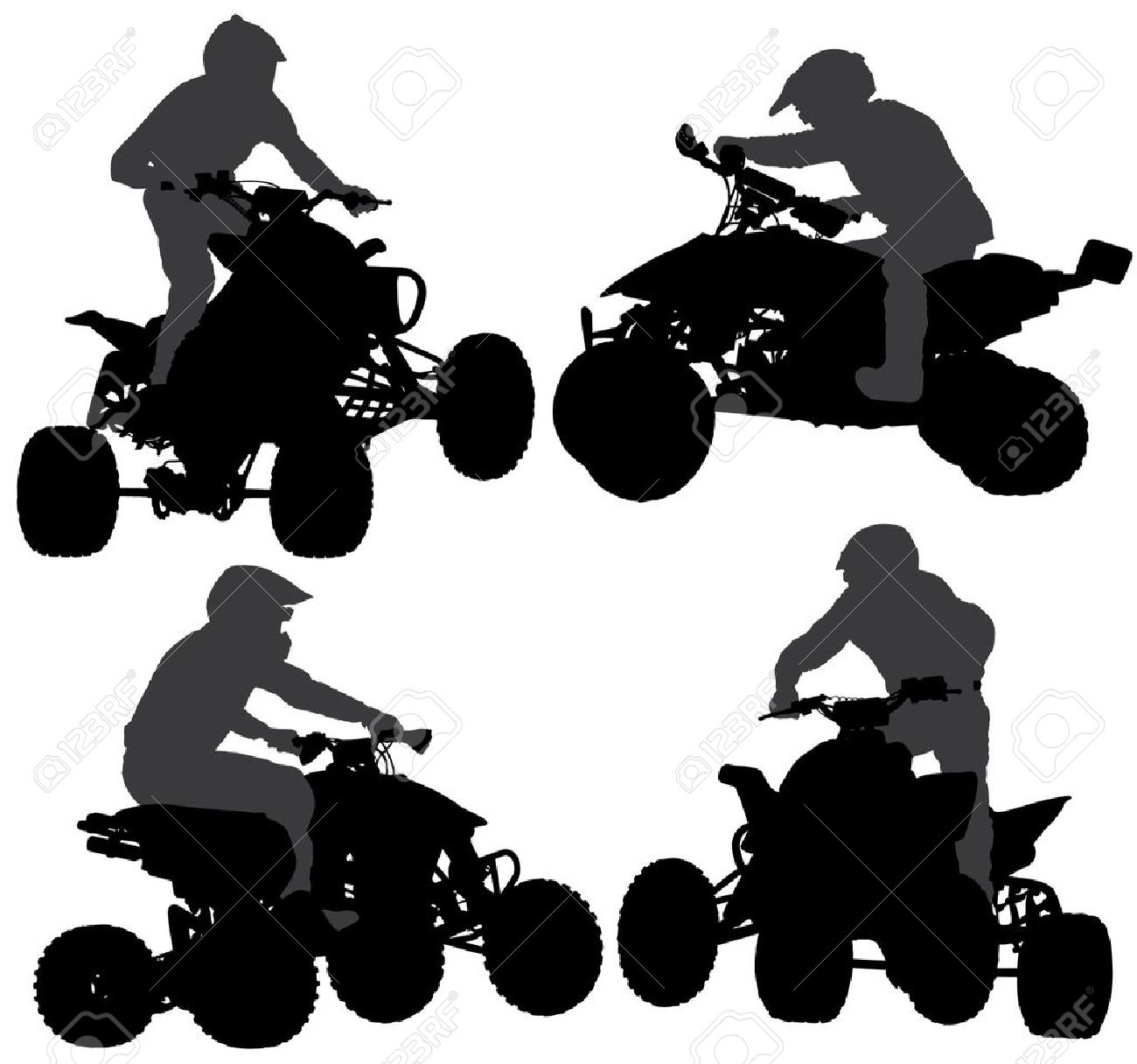 1300x1216 Atv Racing Clip Art Cliparts
