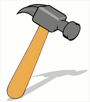 308x350 Clipart Free Hammer
