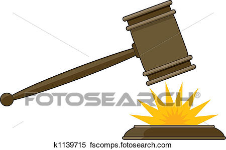 450x299 Stock Illustration Of Judge's Gavel K1139715