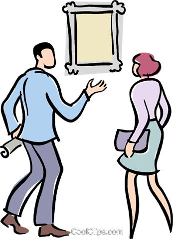 347x480 Art Dealer Royalty Free Vector Clip Art Illustration Vc024653
