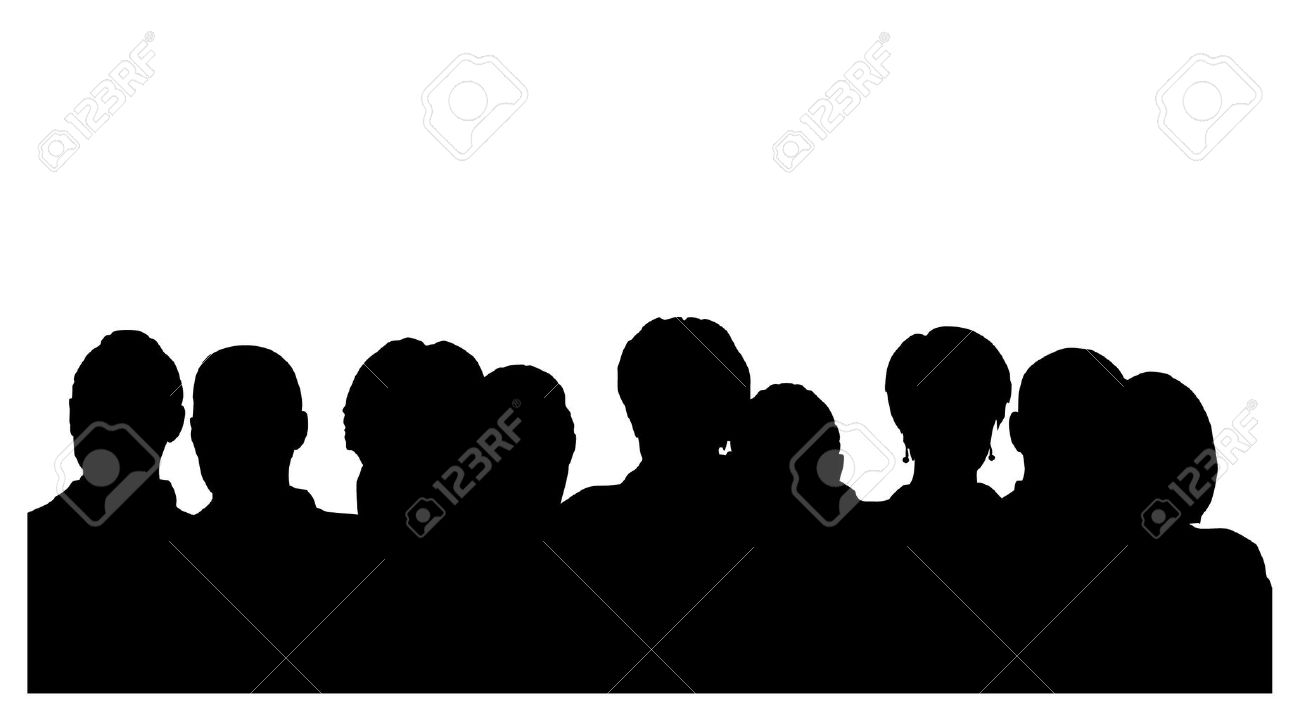 1300x714 Silhouette Clipart Crowd
