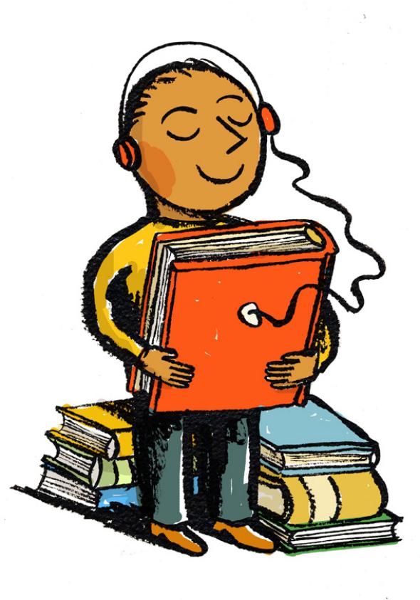 590x843 Audio Clipart Talking Book