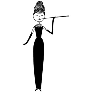 300x300 Audrey Hepburn Cliparts