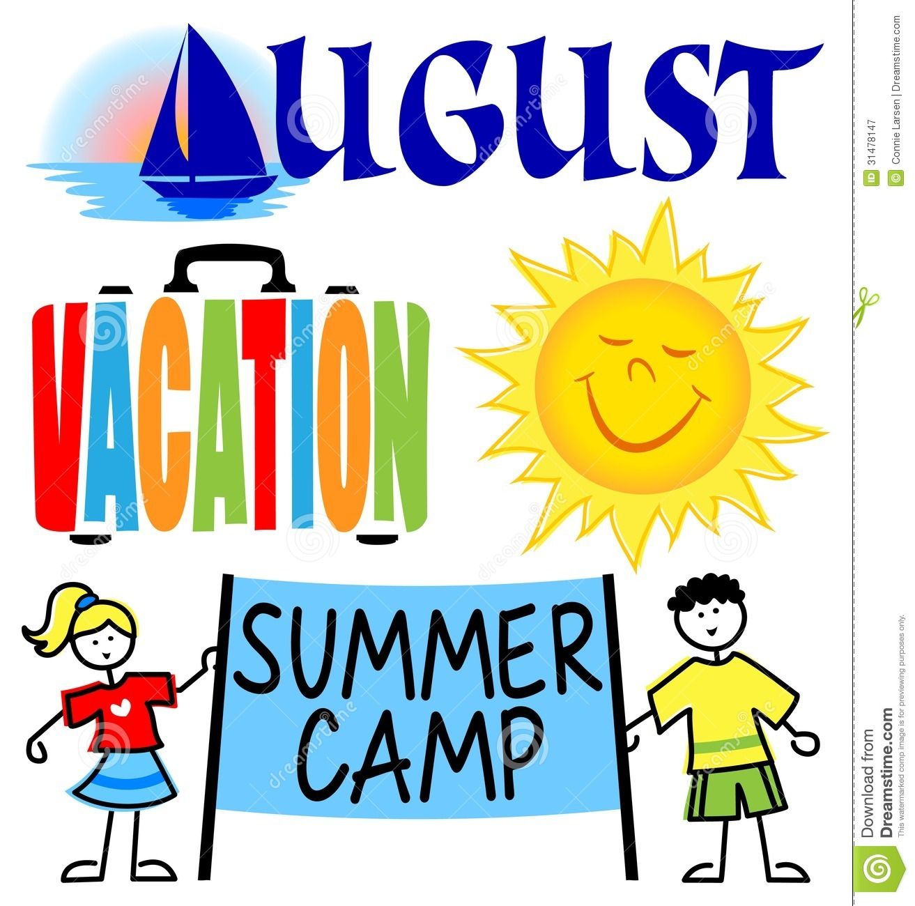1313x1300 Fun Clipart August