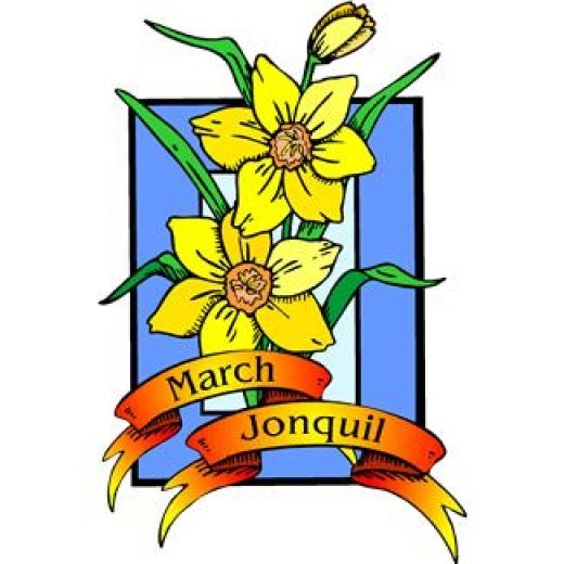 520x520 Yellow Flower Clipart March Flower