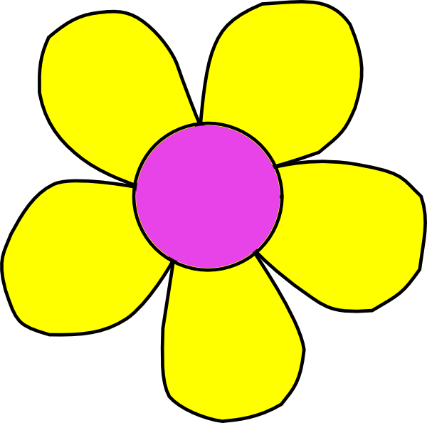 600x594 Yellow Flower Clipart Little Flower
