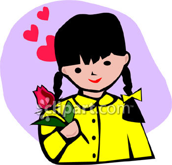350x335 Dark Hair Clipart Aunt