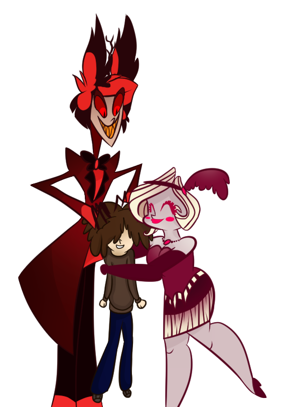 560x810 Hazbin Hotel Au Meeting Uncle Al And Aunt Mimzy By