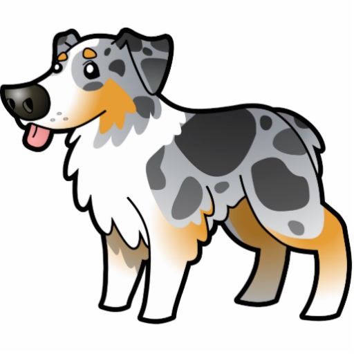 512x512 Australian Sheperds Clipart