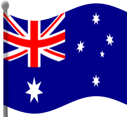 263x242 Australia Flag Waving Clip Art Download