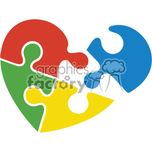 300x300 Royalty Free Autism Puzzle Design Svg Cut File 403229 Vector Clip
