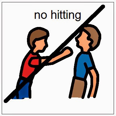 400x400 No Hitting Others Clipart 1