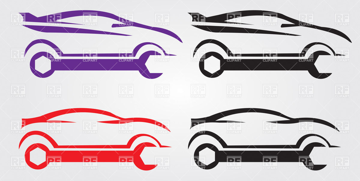 1200x605 Car Repair Service Logo Royalty Free Vector Clip Art Image