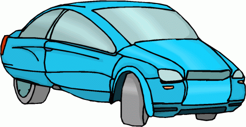 490x253 Blue Car Clipart Animated