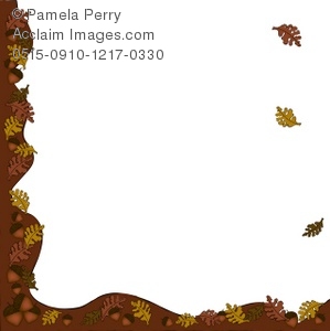 299x300 Acorn Clipart Border