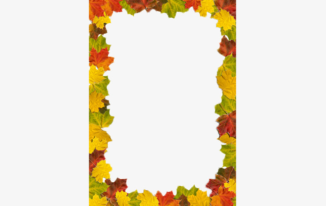 646x408 Autumn Leaves Border, Frame, Leaves, Defoliation Png Image