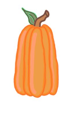 250x400 55 Best Free Hand Drawn Digital Pumpkin Clip Art Images