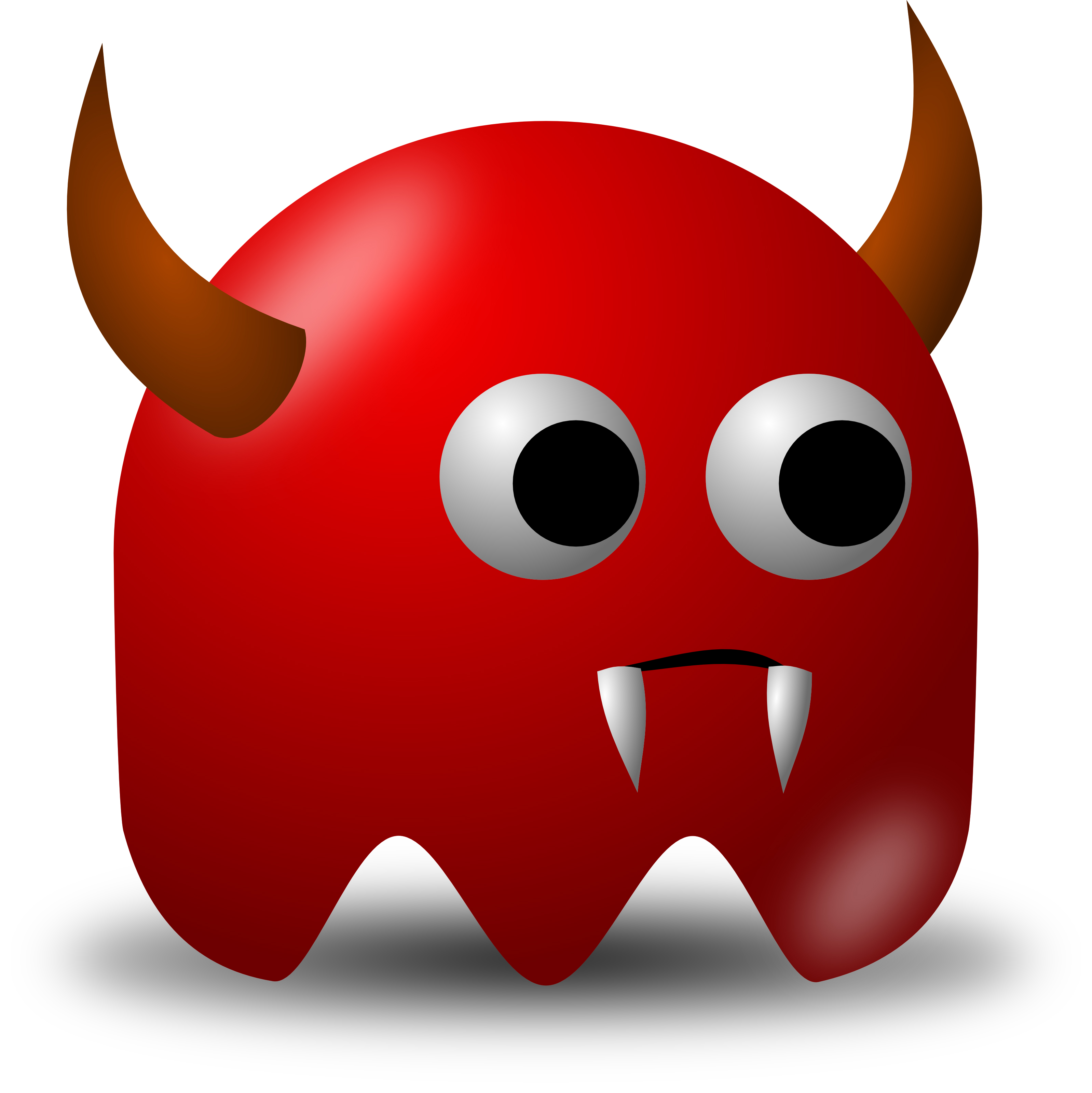 3196x3200 Avatar Character With Horns And Fangs
