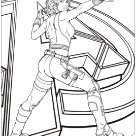 268x268 Avengers Captain America Coloring Page Free Printable Coloring