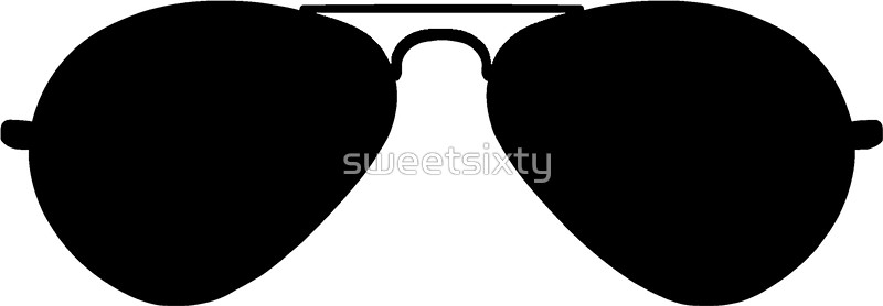 800x278 Aviator Sunglasses Stickers By Sweetsixty Redbubble