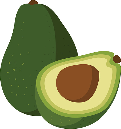 401x429 Avocado Clipart