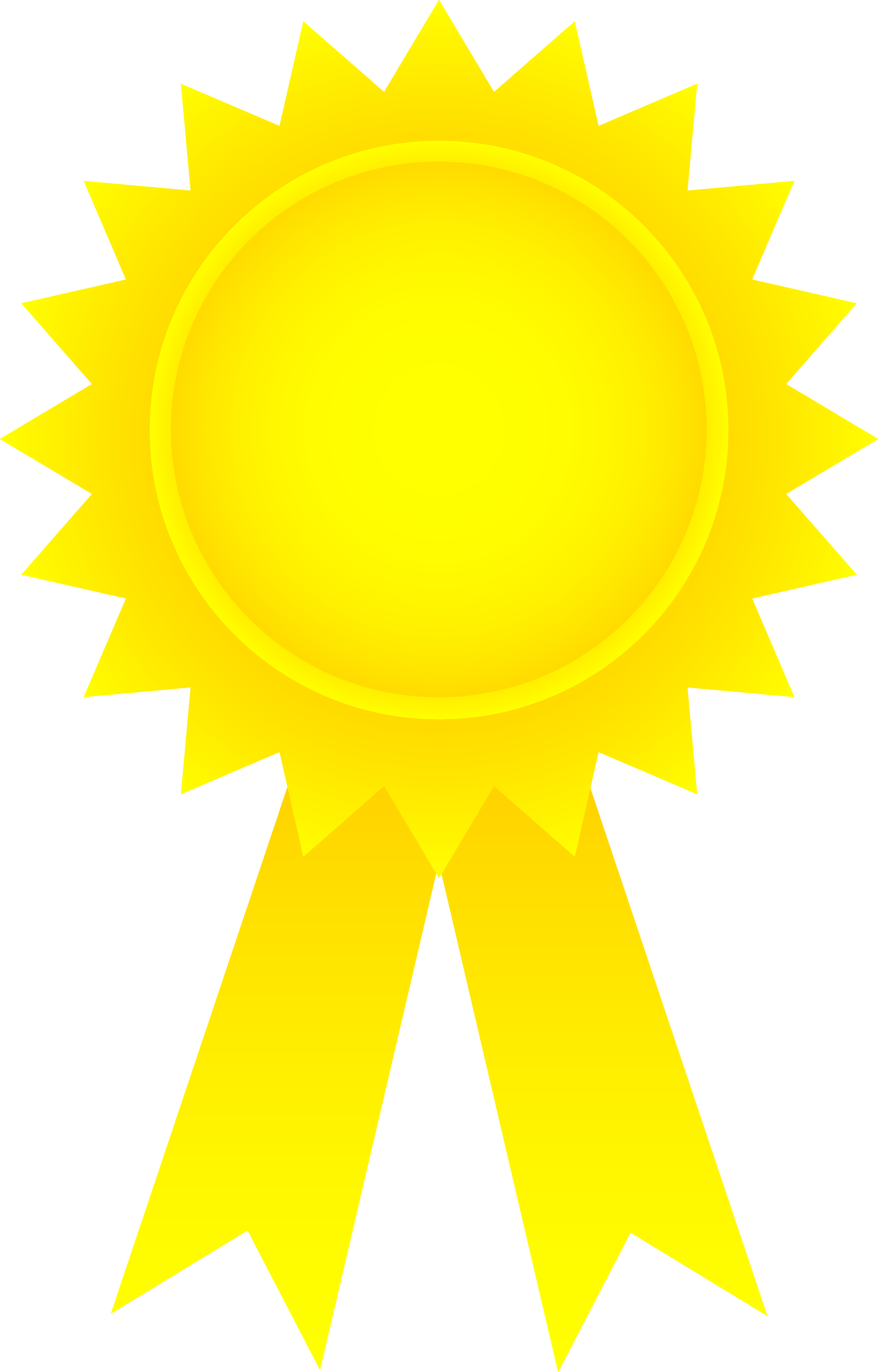 3717x5809 Golden Award Ribbon