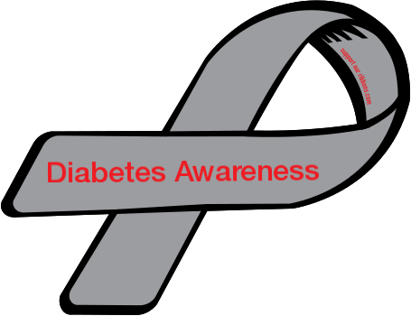 455x350 Ribbon Clipart Diabetes Awareness