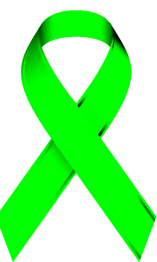 535x891 Lime Green Awareness Ribbon Clip Art