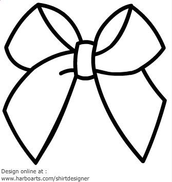 335x355 Ribbon Outline Clipart