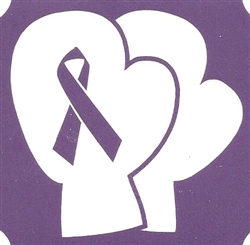 250x245 Awareness Ribbon Two Layer Adhesive Stencil For Face Paint