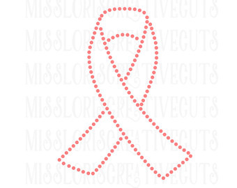 340x270 2 Ribbon Heart, Cancer Awareness Ribbons Heart, Ribbon Heart