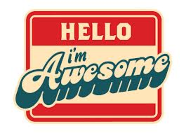 600x430 Hello Im Awesome Free Images