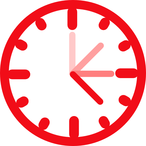 600x600 Awesome Clock Clip Art