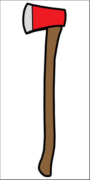 304x604 Clip Art Ax Color I Abcteach