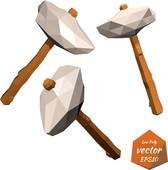 168x170 Stone Ax Clip Art