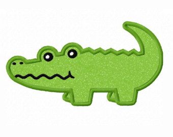 340x270 Instant Download Alligator Baby Applique By Joyousembroidery