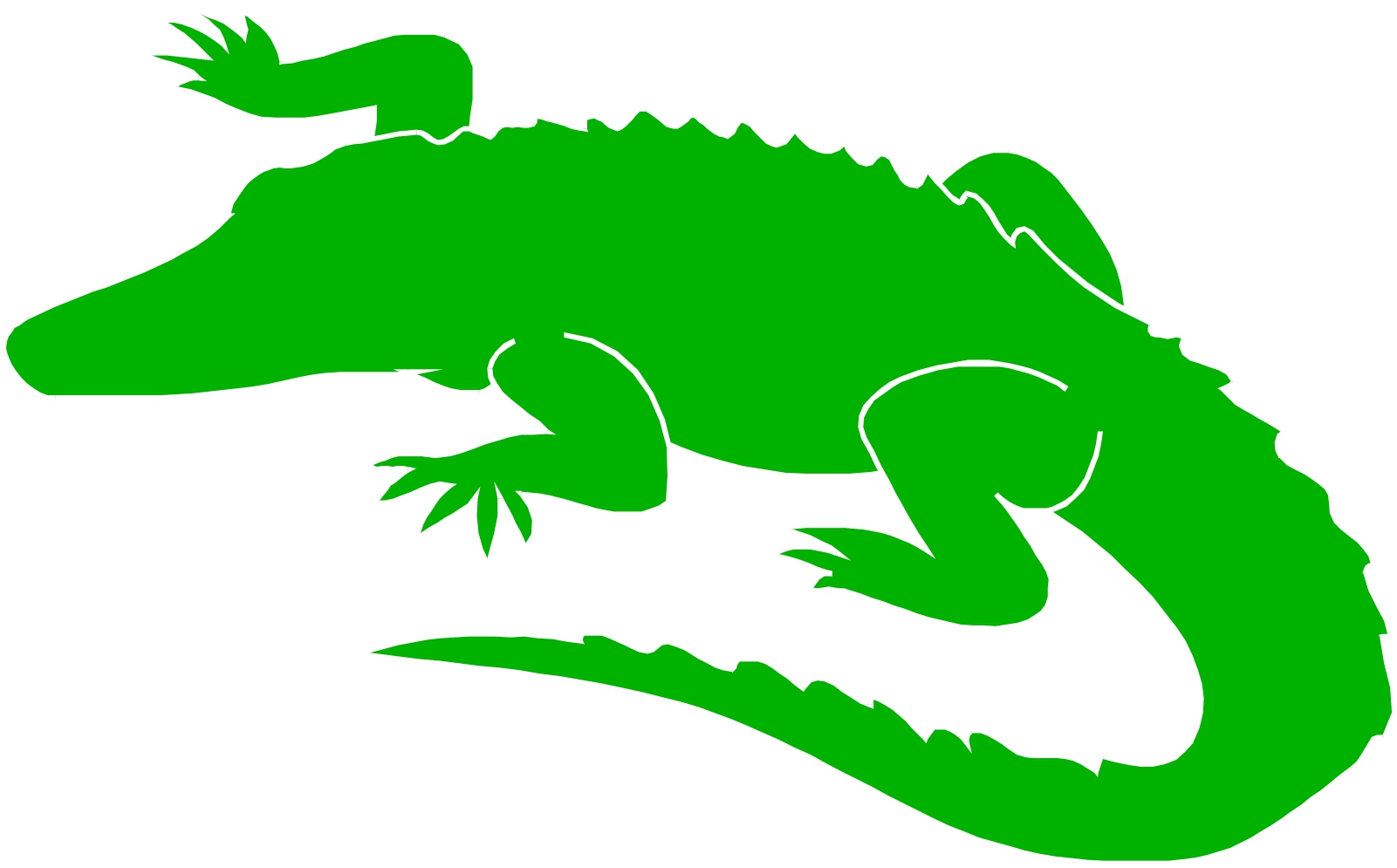 1601x995 Alligator Clipart Crocodile Clip Art Vector 3
